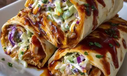 BBQ Chicken Coleslaw Wraps: The Perfect Weeknight Meal