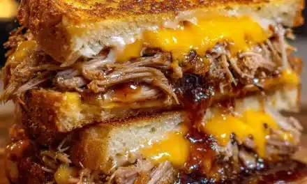 BBQ Pulled Pork & Cheddar Grilled Cheese: A Delicious and Quick Comfort Food Favorite