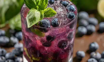Blueberry Basil Lemon Lavender Mocktail – A Refreshing and Flavorful Non-Alcoholic Delight
