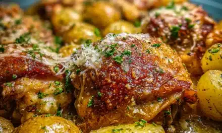 Garlic Parmesan Crockpot Chicken and Potatoes: A Quick and Delicious Meal