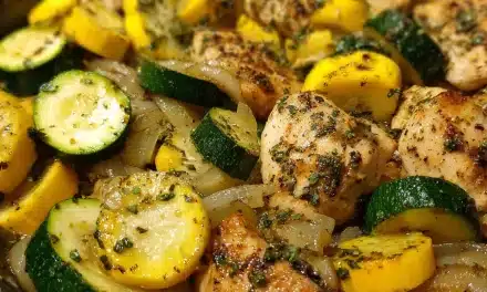 Healthy Chicken Zucchini Squash Skillet for a Quick Family-Style Dinner