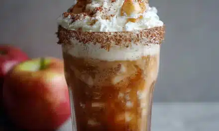 Iced Apple Crisp Cream Chai Latte – A Delightful and Refreshing Treat