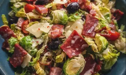 Italian Chopped Brussels Sprouts Salad – A Delightful and Healthy Meal