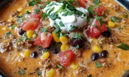 Creamy Chicken Taco Soup – A Deliciously Simple 30-Minute Meal