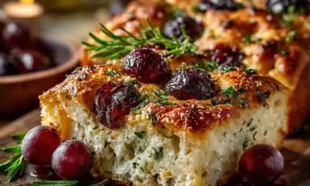 Grape Focaccia With Rosemary: A Delicious Family-Style Delight