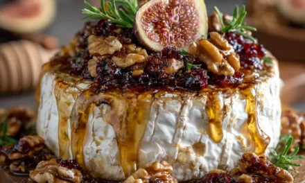 Baked Brie With Fig And Walnuts: A Delightful Express Appetizer