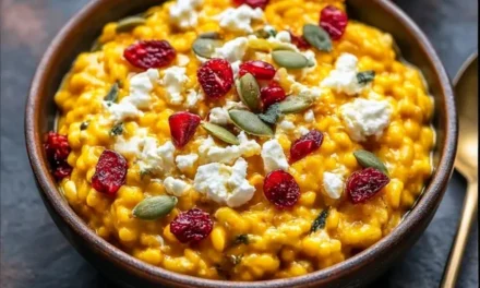 Baked Pumpkin Goat Cheese Risotto: An Incredibly Easy & Delicious Recipe