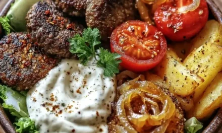 Burger Bowls with Caramelized Onion Aioli