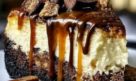 Caramel Brownie Cheesecake: A Heavenly Dessert in Just 10 Minutes