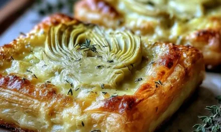 Cheesy Puff Pastry with Artichokes and Herbs: A Delightful Express Meal
