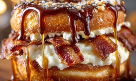 Donut Grilled Cheese With Bacon Maple – A Quick and Indulgent Treat
