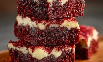 Fudgy Red Velvet Brownies: A Quick and Indulgent Treat