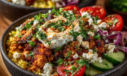 Classic Greek Ground Chicken Bowls