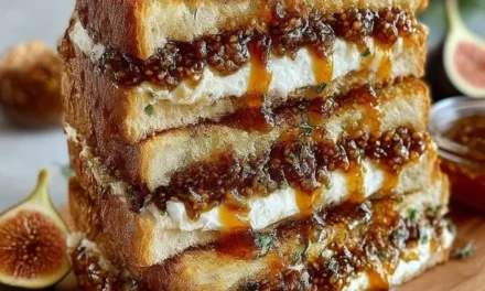 Grilled Fig Jam Sandwich: A Simple and Delicious Delight