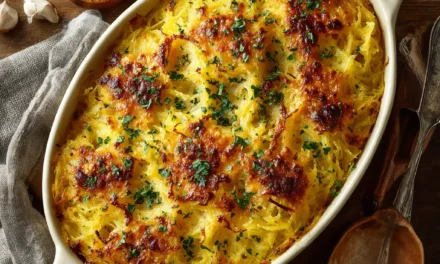 Healthy Spaghetti Squash Au Gratin: A Delightful and Nutritious Dish