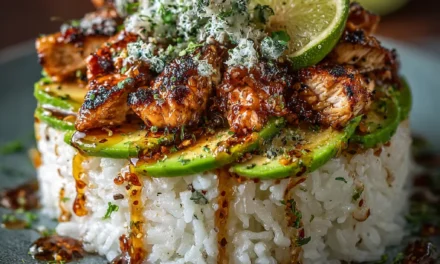 Honey Lime Chicken & Avocado Rice Stack: A 30-Minute Life-Changing Meal