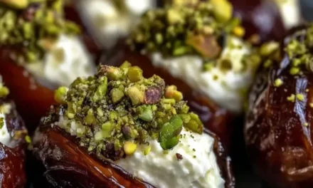 Honey Pistachio Ricotta Stuffed Dates: A Perfect Bite-Sized Delight
