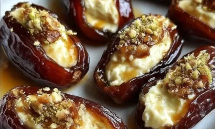 Maple-Drizzled Mascarpone Stuffed Dates: A Mouthwatering Delight