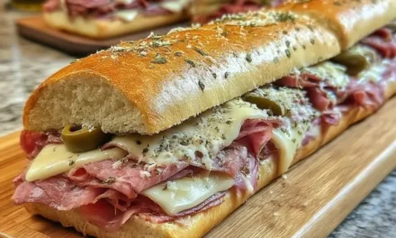 Muffaletta Sandwich: A Speedy and Flavorful Lunch Favorite