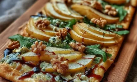 Pear, Gorgonzola, and Walnut Flatbread – A Foolproof Masterpiece