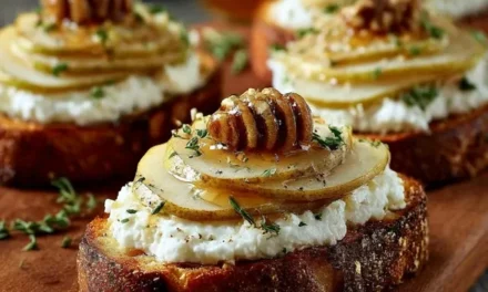 Pear & Honey Ricotta Toast: A Delightful 15-Minute Masterpiece