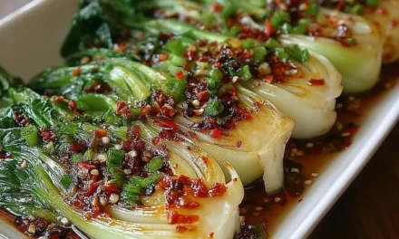 Bok Choy with Ginger Chili Sauce: A Flavor-Packed, No-Fail Recipe