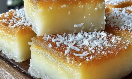 Coconut Mochi Cake: A Delightful 4-Ingredient Dessert
