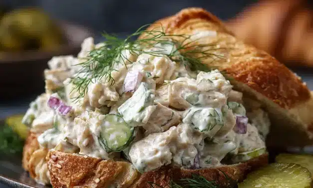 Crunchy Dill Pickle Chicken Salad – A Refreshing and Flavorful Delight