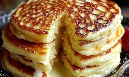 Fluffy Cottage Cheese Pancakes – A Delightful Breakfast Treat