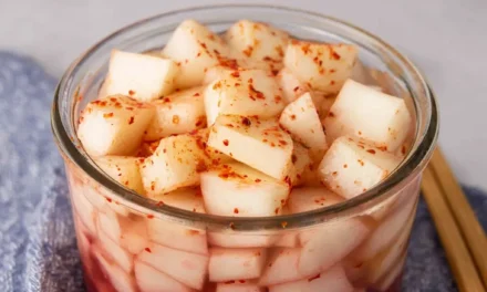 Enjoy the Tangy Flavor of Traditional Korean Pickled Radish (aka Pickled Daikon Radish)