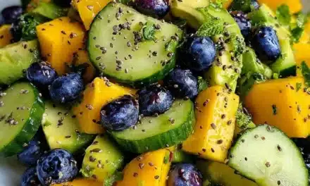 Mango Cucumber Salad with Blueberries and Avocado – A Refreshing Summer Delight