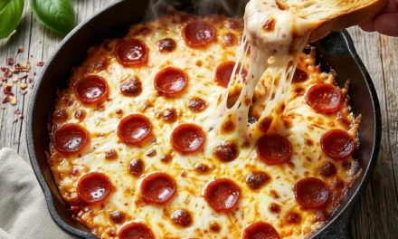 Cast Iron Skillet Pizza Dip: A Delicious 5-Minute Appetizer