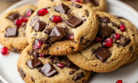 Chocolate Chip Cookies with Pomegranate Seeds: A Delightful Twist on a Classic