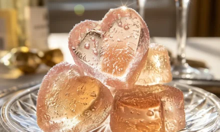Gummy Champagne Heart Jellies: Effortless Dessert Delight