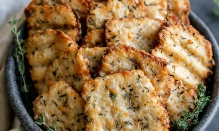 Homemade Cheddar Herb Crackers: A Classic Snack in Just 30 Minutes