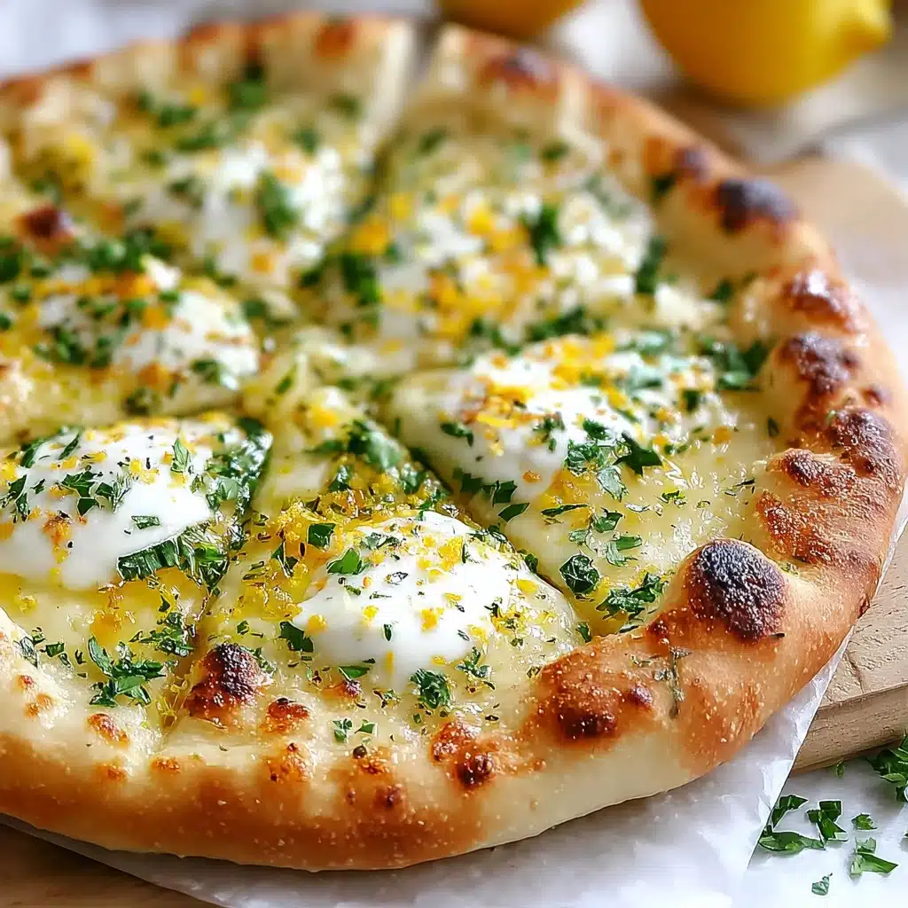 Lemon Pizza with Fresh Herbs