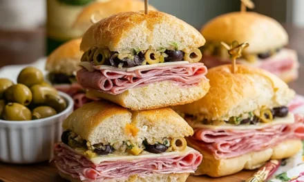 Delightful Mini Muffuletta Sandwiches for a Quick Appetizer