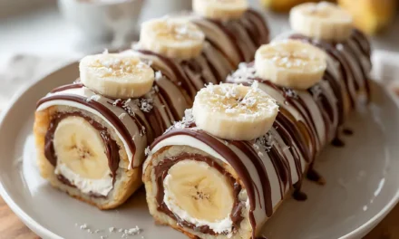 Nutella & Banana Sushi Rolls – A Heavenly No-Bake Treat