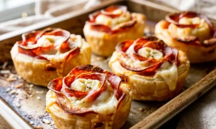 Pizza Roses (Puff Pastry): A Quick and Unforgettable Delight