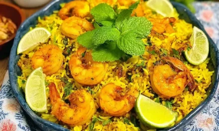 Shrimp Rice with Herbs (Meygoo Polo): A Simple and Flavorful Delight