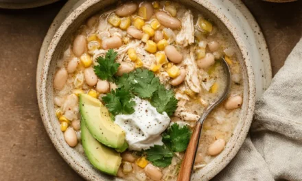 Slow Cooker White Chicken Chili – Easy, Flavorful, and Oh-So-Perfect