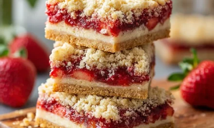 Strawberry Shortcake Crumble Bars – A Delightful Dessert Delight