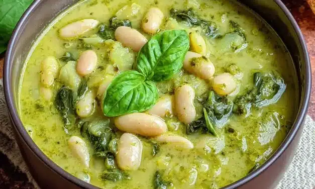 White Bean Pesto Soup – Quick and Comforting
