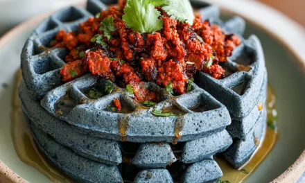 Blue Corn & Chorizo Waffles – A Deliciously Savory Breakfast Delight