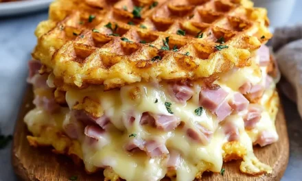 Crunchy Ham Cheese Chaffles: A Savory Keto-Friendly Delight