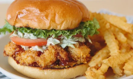 Fried Shrimp Burger: A Heavenly Seafood Delight