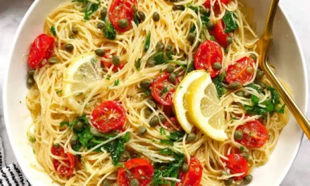Lemon Capellini Salad – A Refreshing Summer Delight
