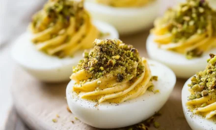 Pistachio-Crusted Deviled Eggs: A Delightful Appetizer Delight