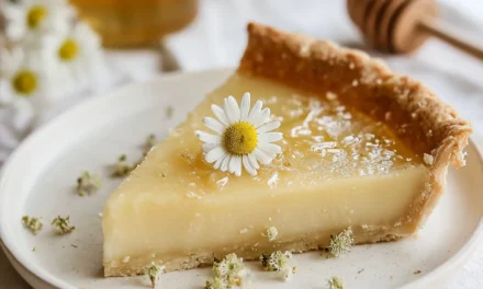 Salted Honey & Chamomile Pie – A Heavenly 5-Minute Dessert