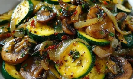 Sauteed Zucchini Mushrooms and Onions: A Mouthwatering Homemade Side Dish